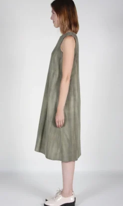 Blossomcrown Dress - Sand Washed Olive