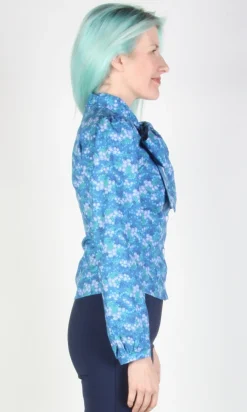 Bos'n Bird Blouse - Blue Veronica
