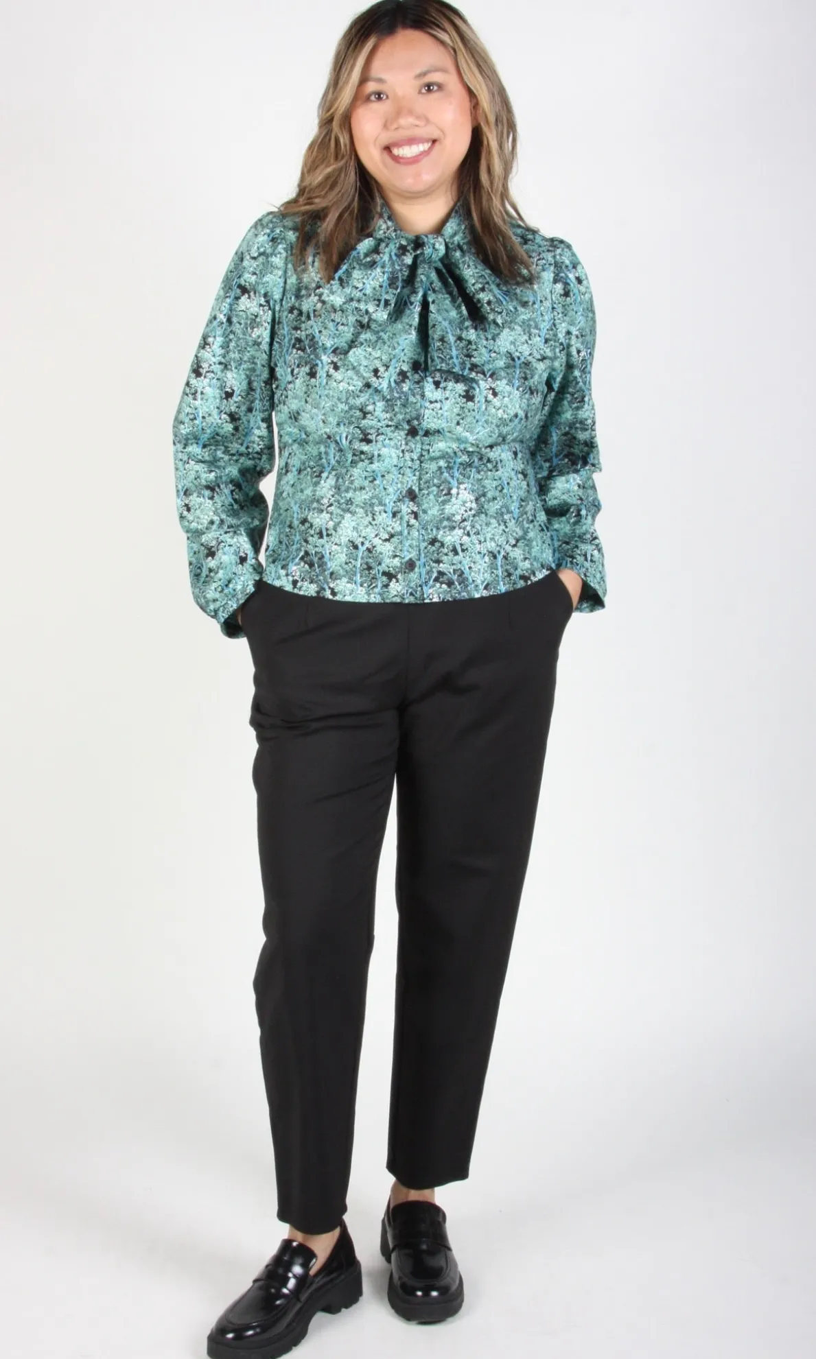Bos'n Bird Blouse - Ice Storm