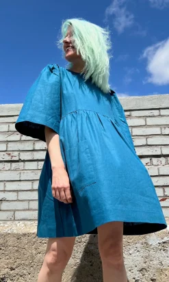 Chimney Swift Dress - Ocean