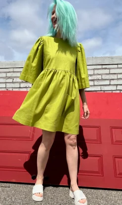 Chimney Swift Dress - Pear