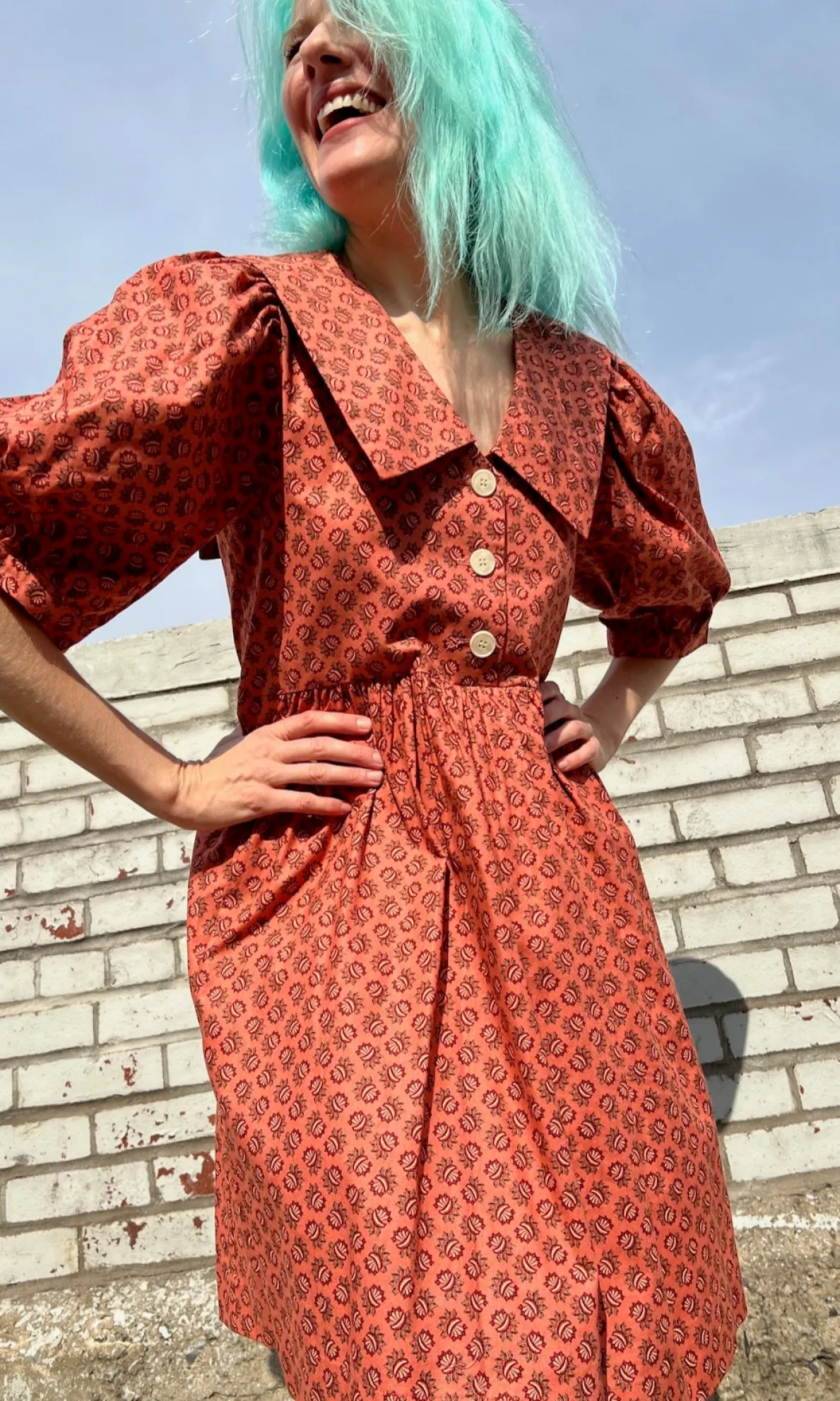 Fieldfare Dress - Berry Sheaf