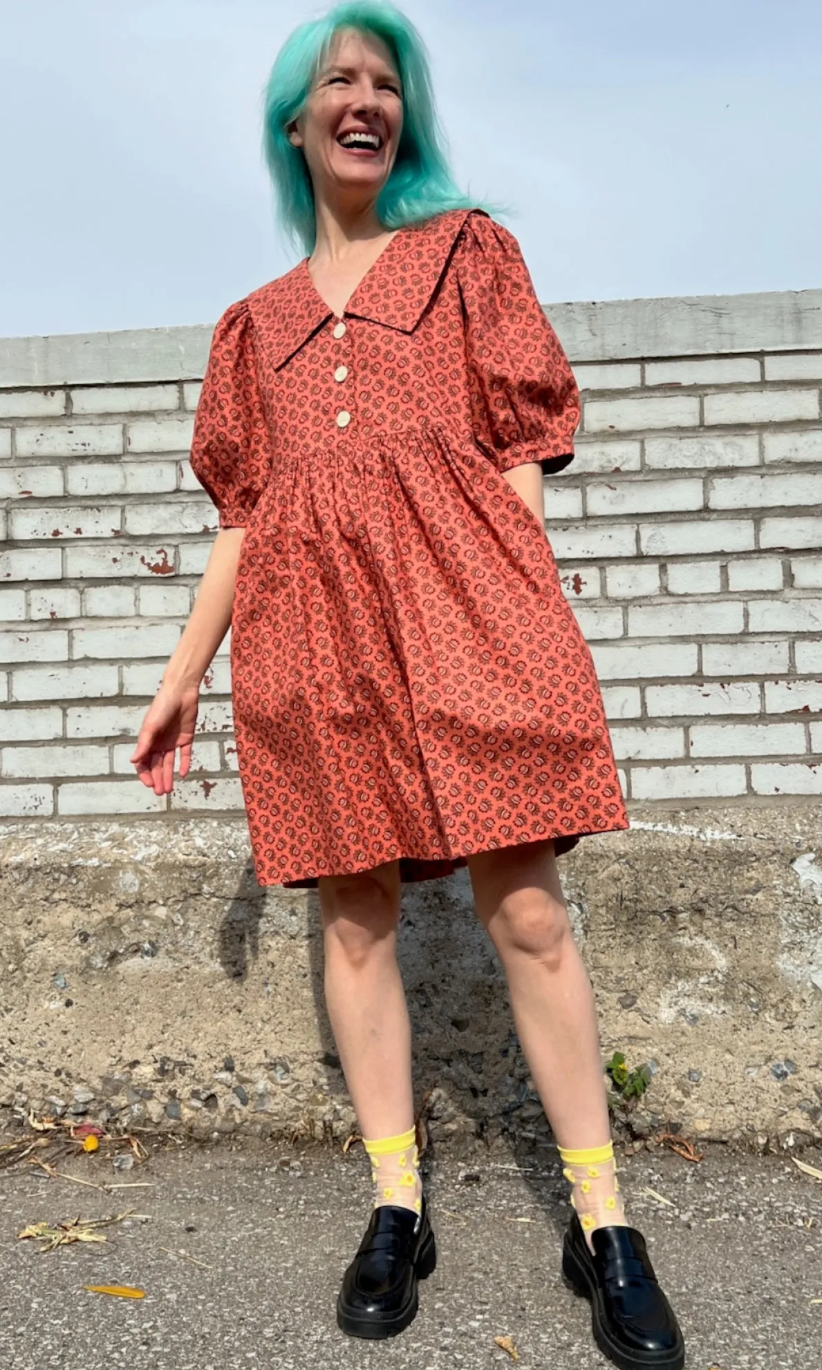 Fieldfare Dress - Berry Sheaf