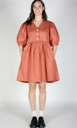 Fieldfare Dress - Berry Sheaf
