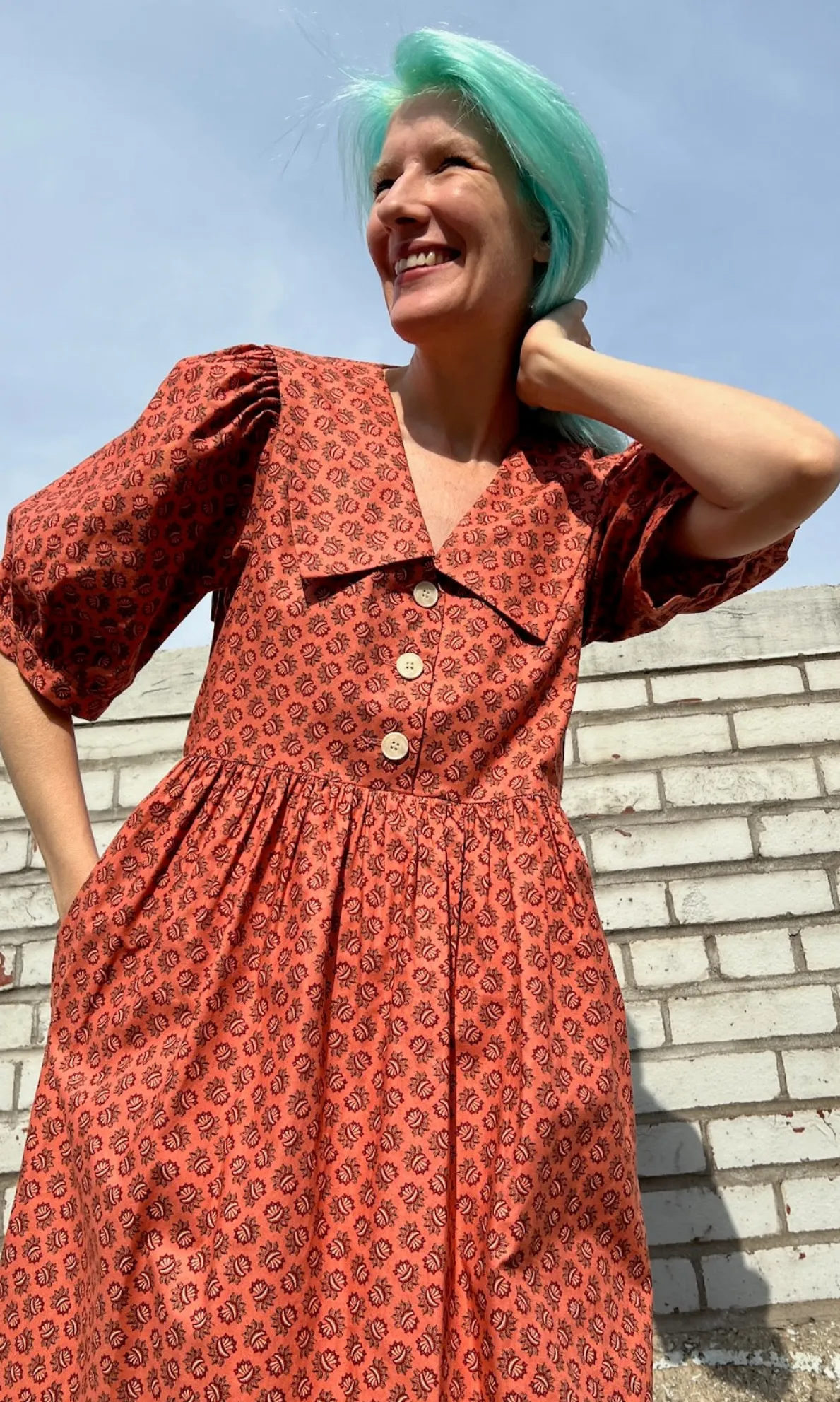 Fieldfare Dress - Berry Sheaf