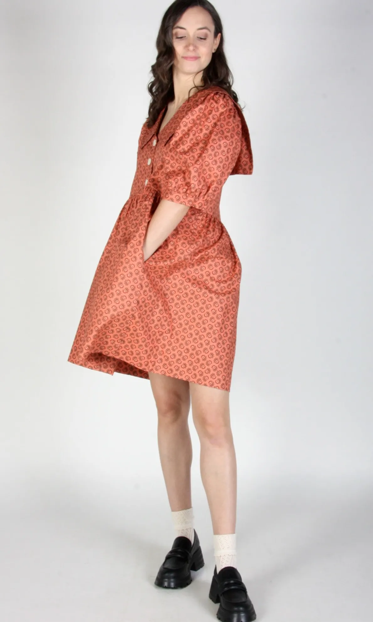 Fieldfare Dress - Berry Sheaf