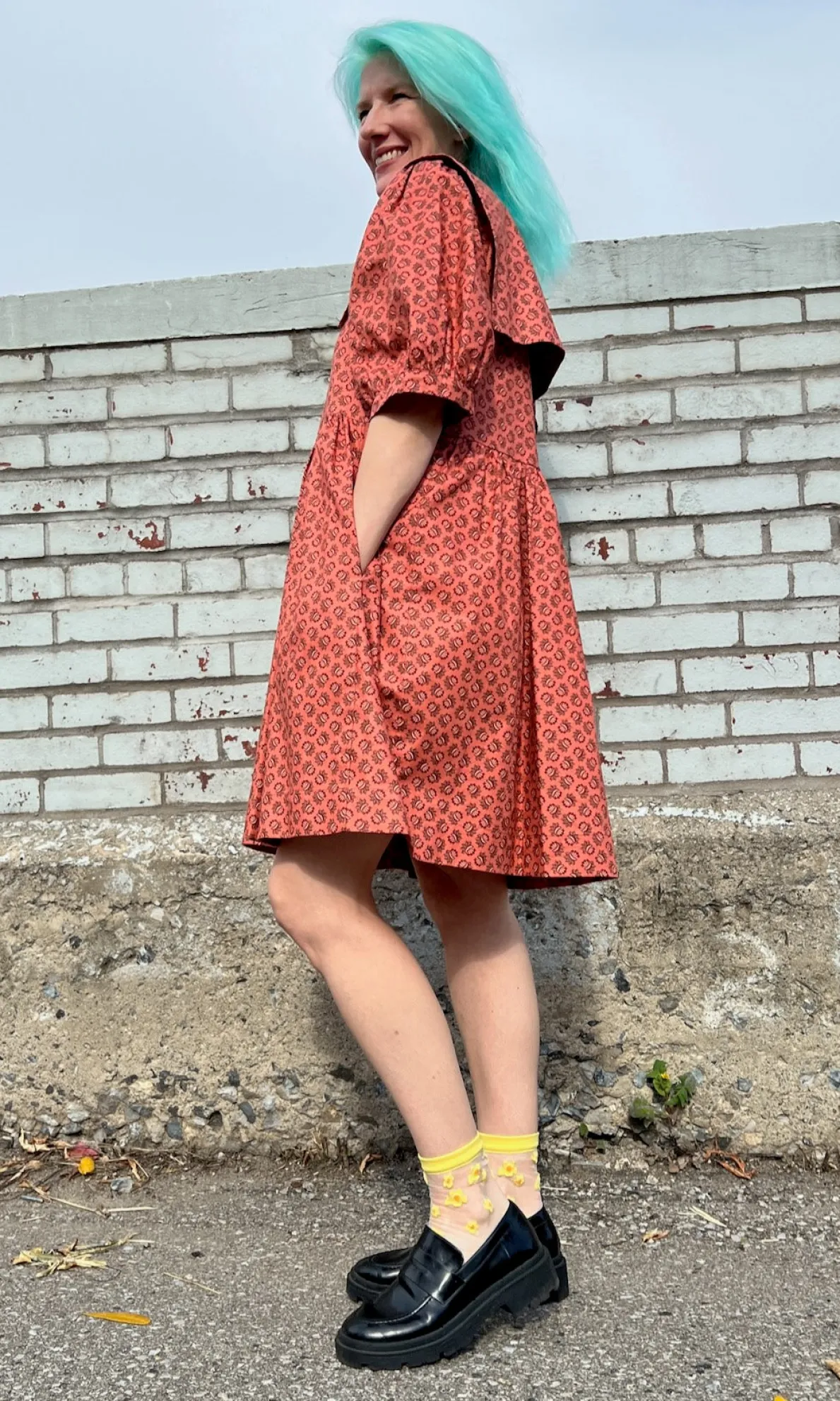 Fieldfare Dress - Berry Sheaf