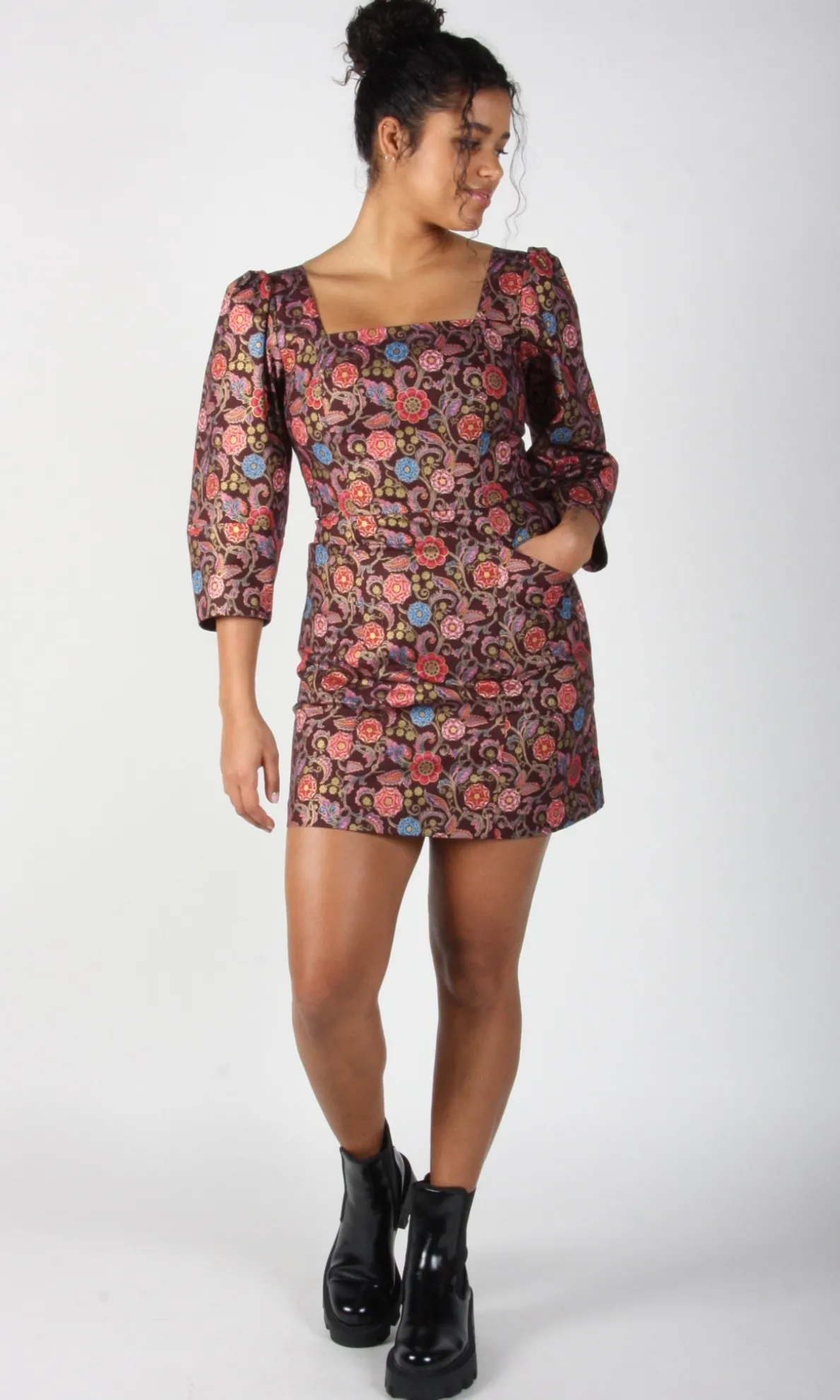Foglark Dress - Byzantine Garden