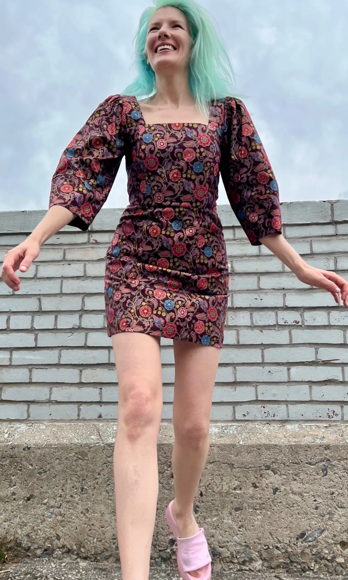Foglark Dress - Byzantine Garden