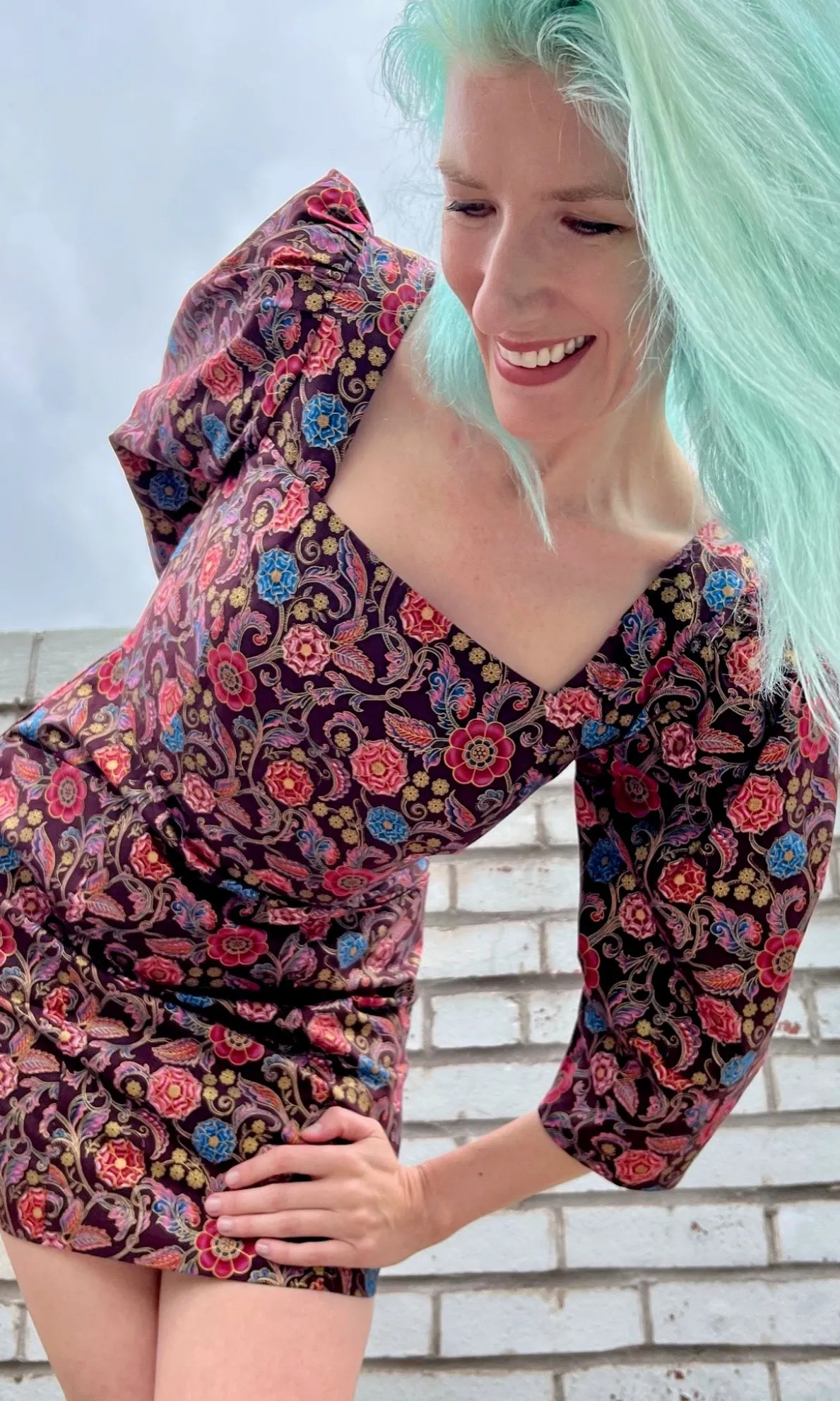 Foglark Dress - Byzantine Garden