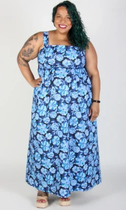 Fox Sparrow Dress - Larkspur