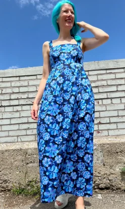 Fox Sparrow Dress - Larkspur