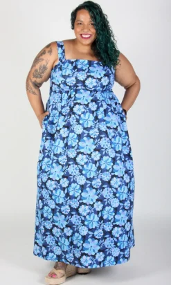 Fox Sparrow Dress - Larkspur