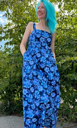 Fox Sparrow Dress - Larkspur