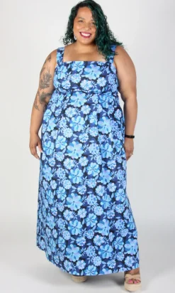 Fox Sparrow Dress - Larkspur