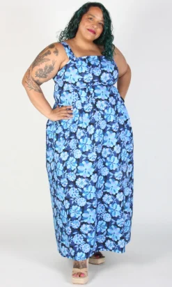 Fox Sparrow Dress - Larkspur