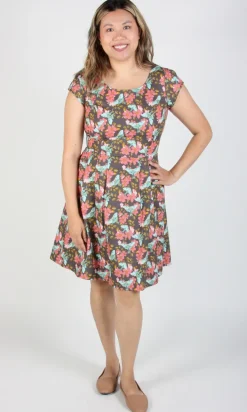 Gallinule Dress - Luna Moth