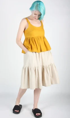 Grassquit Top - Saffron