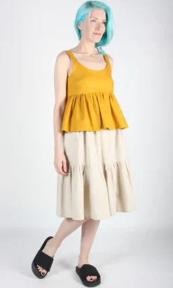 Grassquit Top - Saffron
