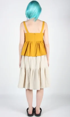 Grassquit Top - Saffron