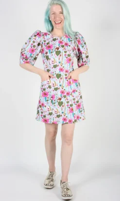 Halcyon Dress - Trumpet Vines