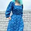 Helldiver Dress - Blue Veronica