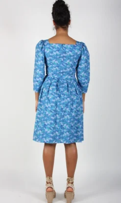 Helldiver Dress - Blue Veronica