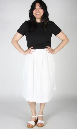 Hermit Thrush Skirt - White