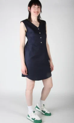 Honeycreeper Dress - Navy