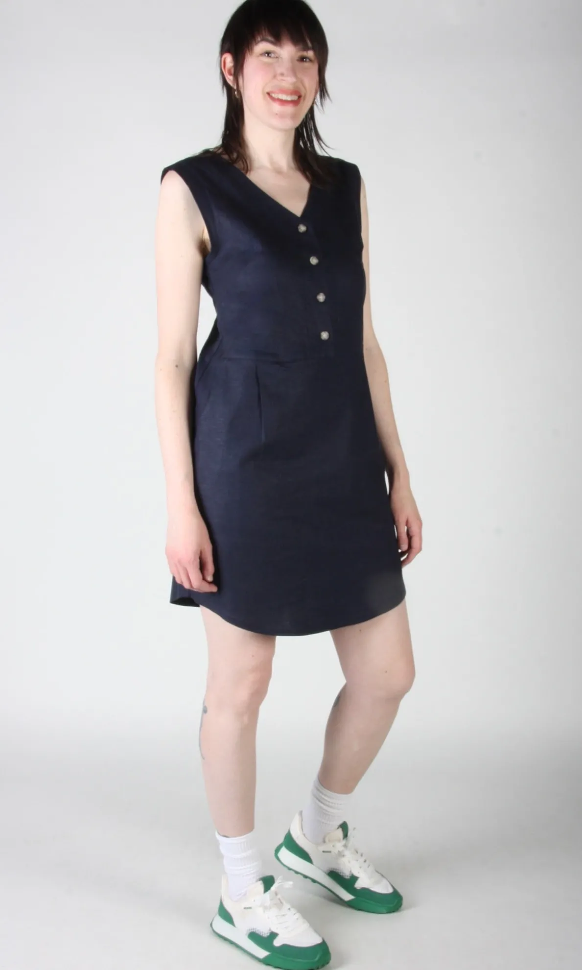 Honeycreeper Dress - Navy
