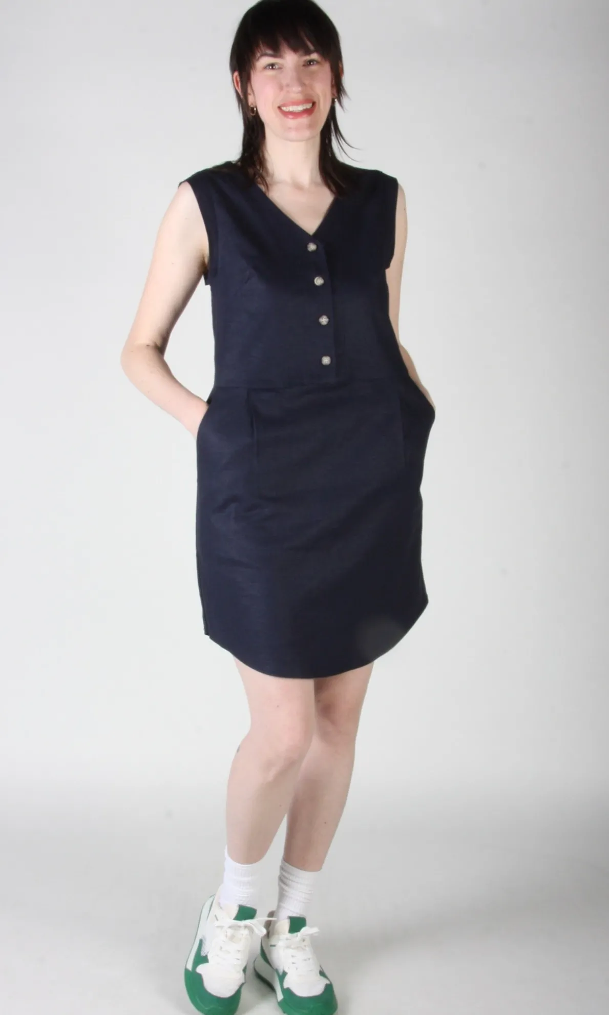 Honeycreeper Dress - Navy