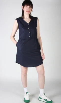 Honeycreeper Dress - Navy