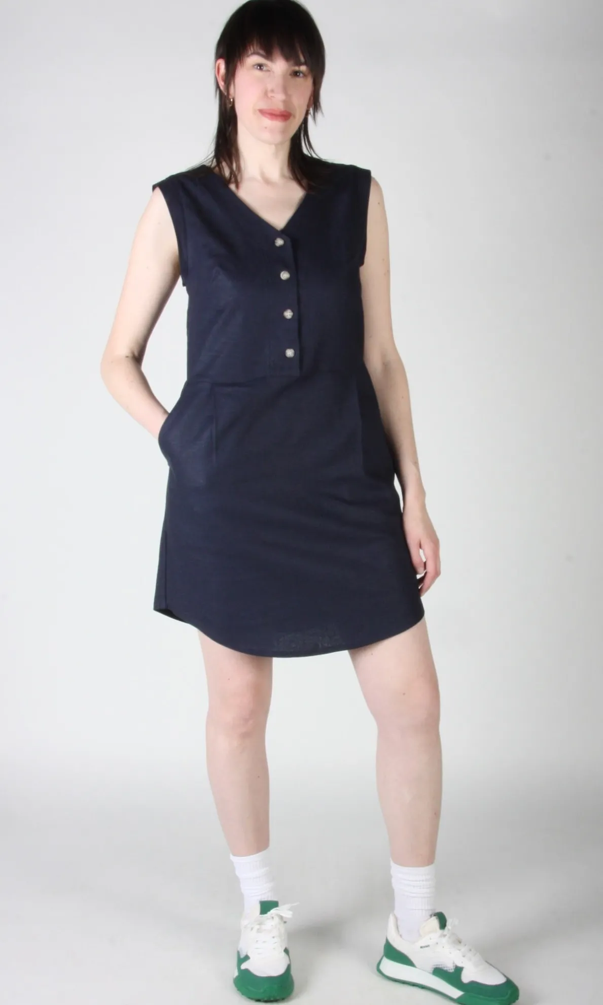 Honeycreeper Dress - Navy