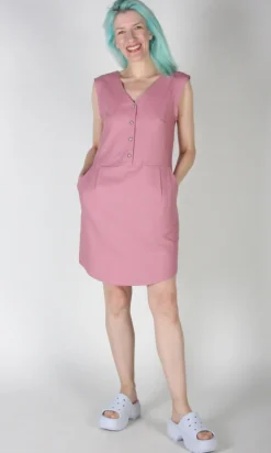 Honeycreeper Dress - Smoky Rose