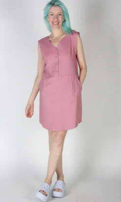 Honeycreeper Dress - Smoky Rose