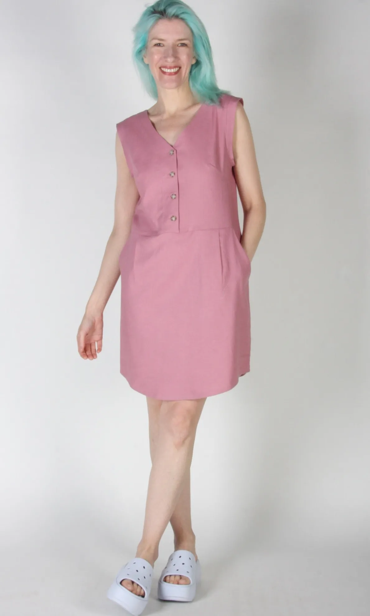 Honeycreeper Dress - Smoky Rose