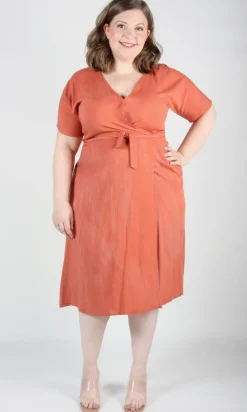 Hookbill Dress - Sand Washed Coral