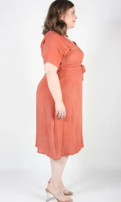 Hookbill Dress - Sand Washed Coral
