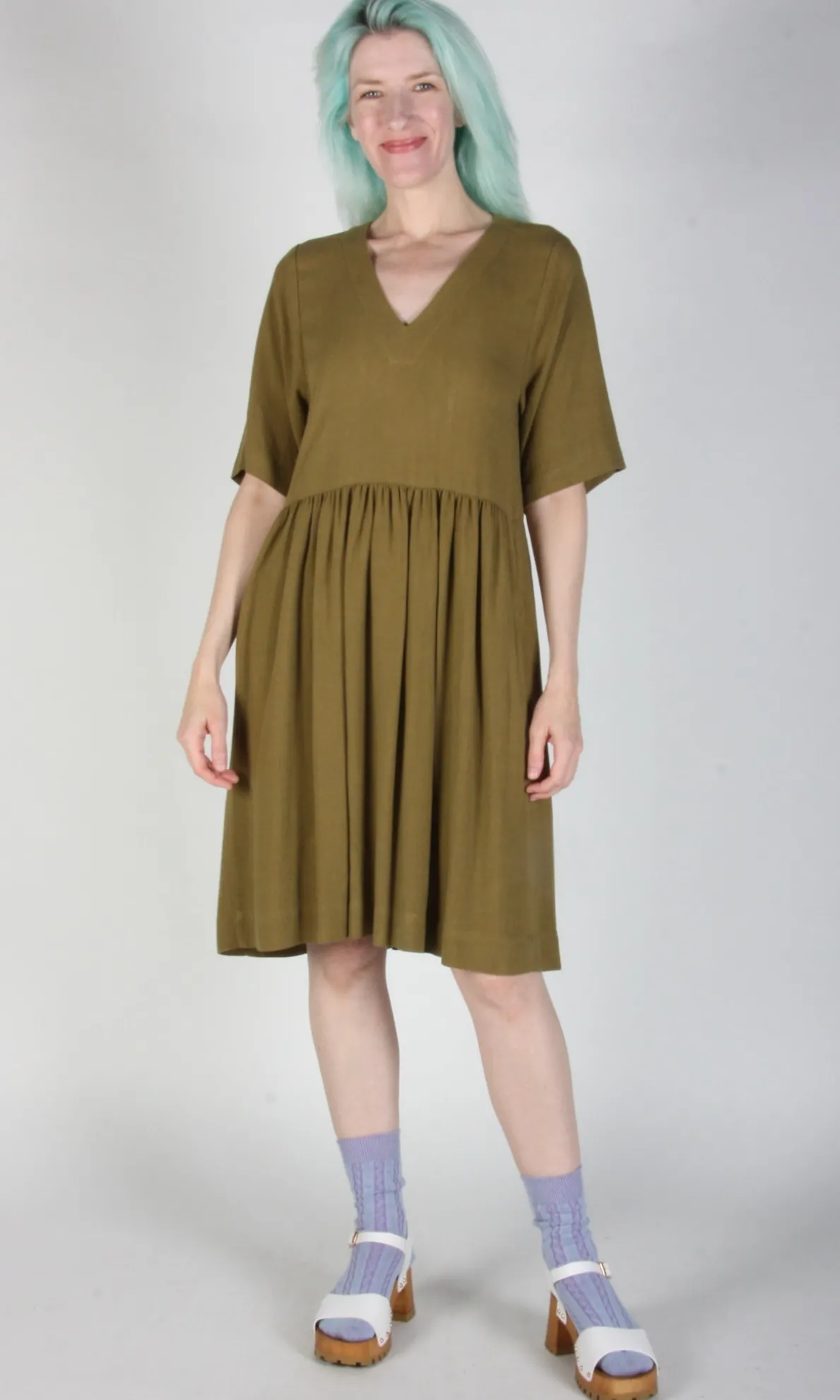 Kiskadee Dress - Golden Moss