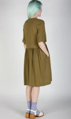 Kiskadee Dress - Golden Moss