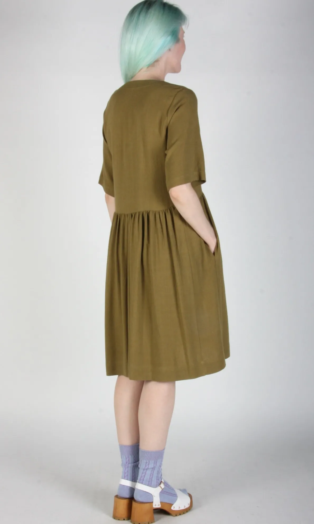 Kiskadee Dress - Golden Moss