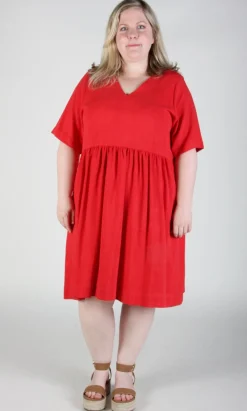Kiskadee Dress - Red