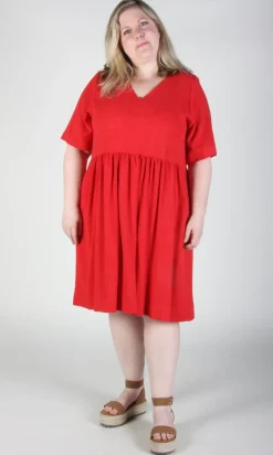 Kiskadee Dress - Red