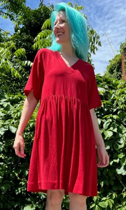 Kiskadee Dress - Red