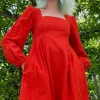 Marlinspike Dress - Blood Orange