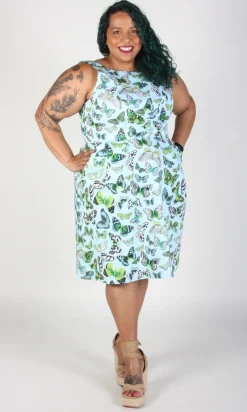 Myrmidon Dress - Butterflies
