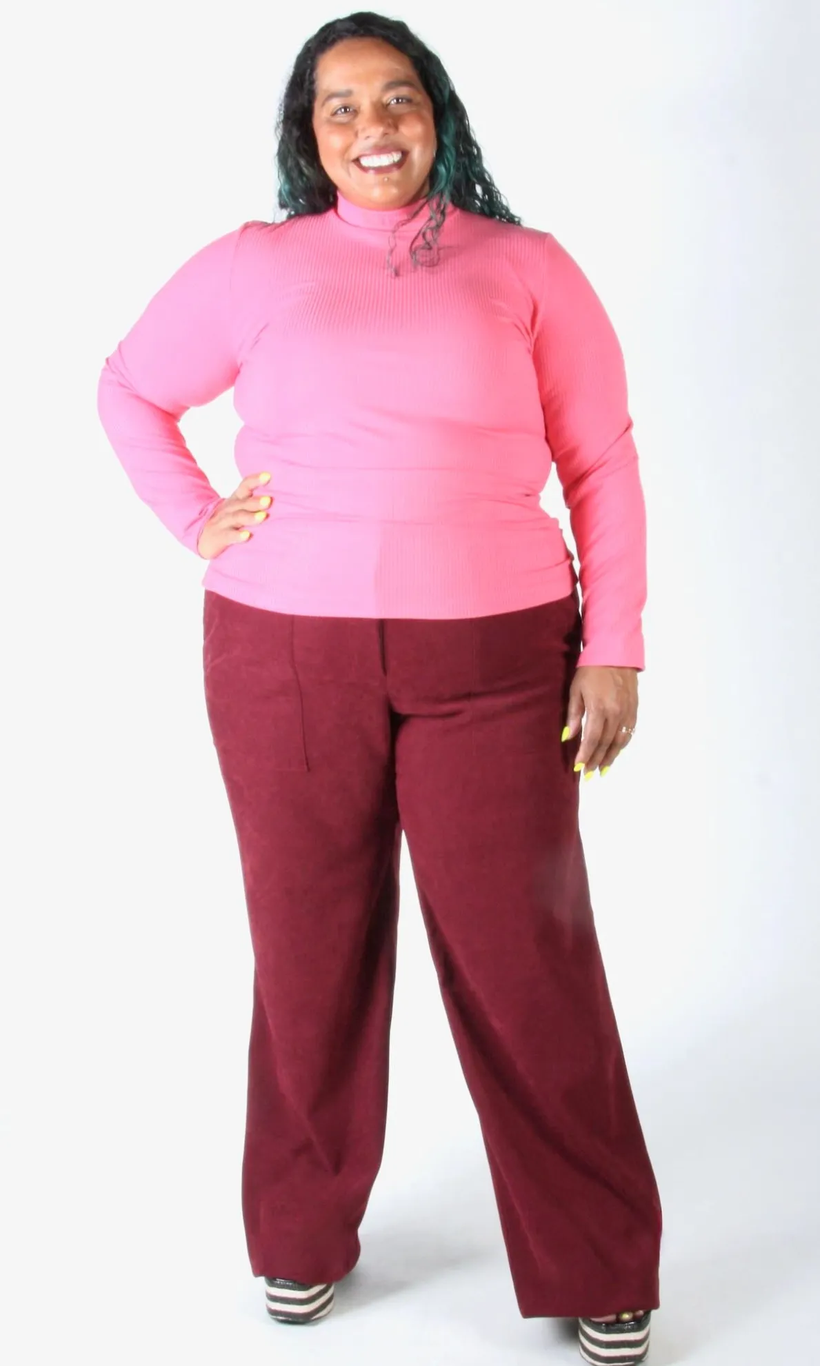 Nunchie Top - Bazooka Pink