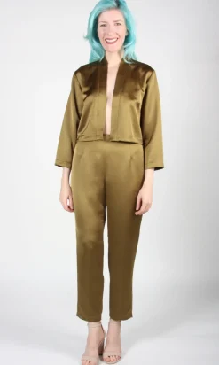 Parakeet Pant - Golden Olive