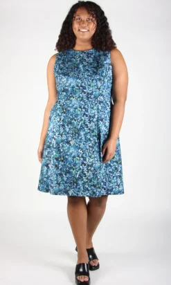 Peafowl Dress - Night Rain