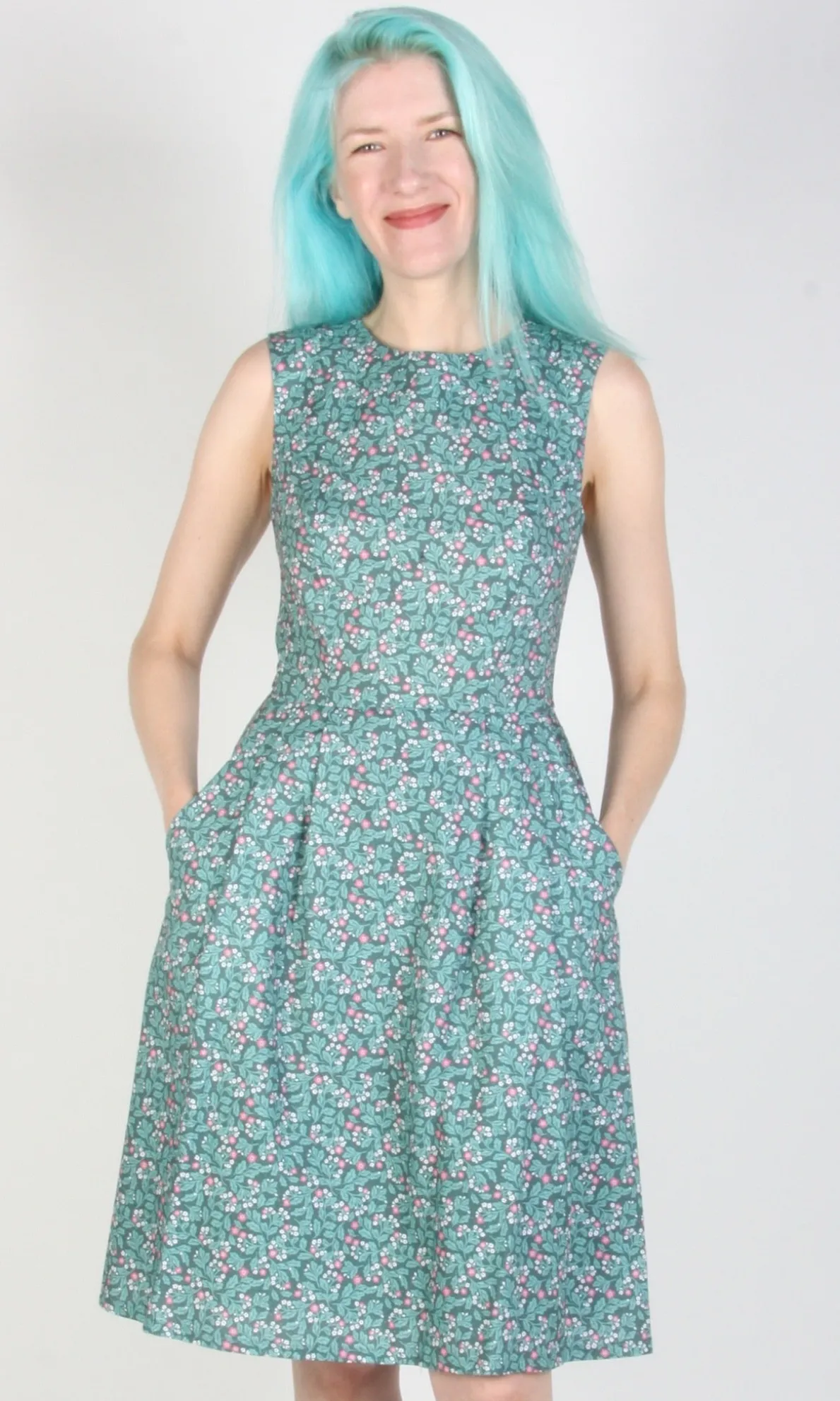 Peafowl Dress - Strawberry Blossom